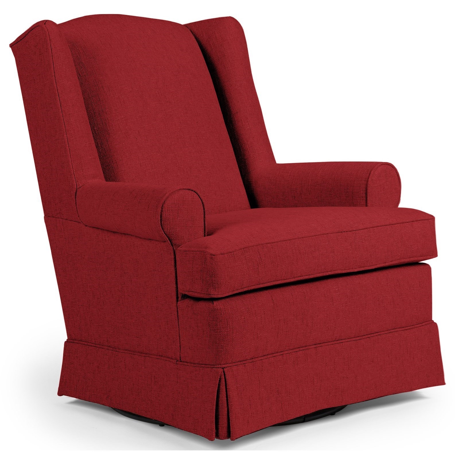 Best Home Furnishings Roni 7197 Roni Skirted Swivel Glider Chair